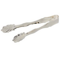 7" Silver Plated Ice Tongs